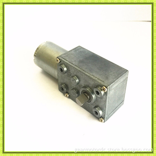 High precise 15kg.cm torque long working cycle 150rpm 12v dc right angle gear motor